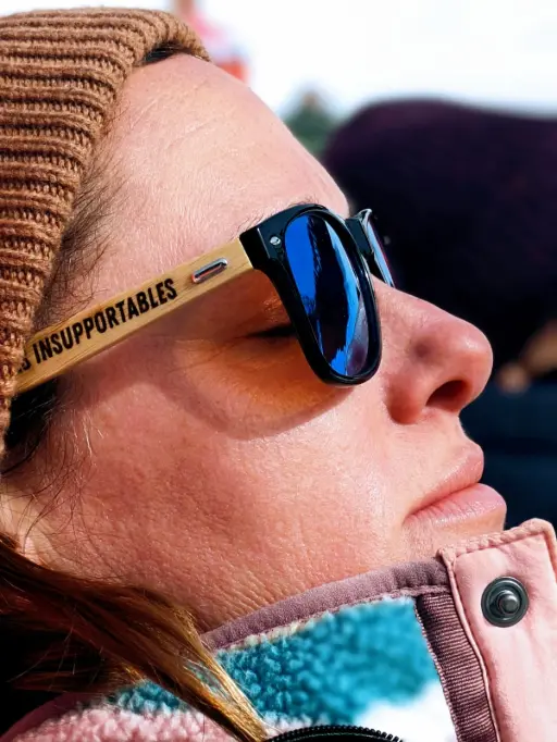 Lunettes de soleil en bambou